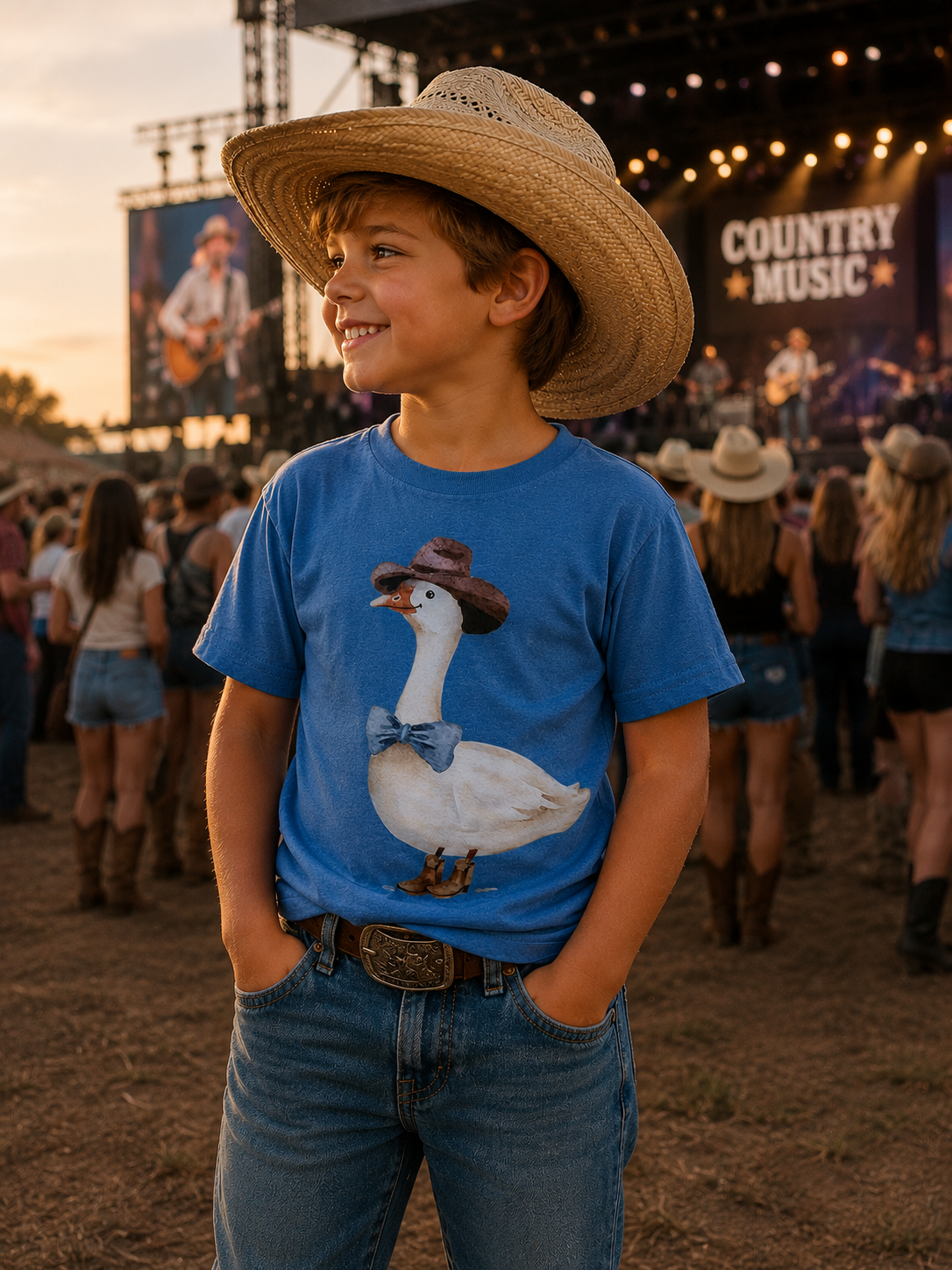 Kids Goose Tee