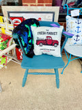 Red Truck Pillow